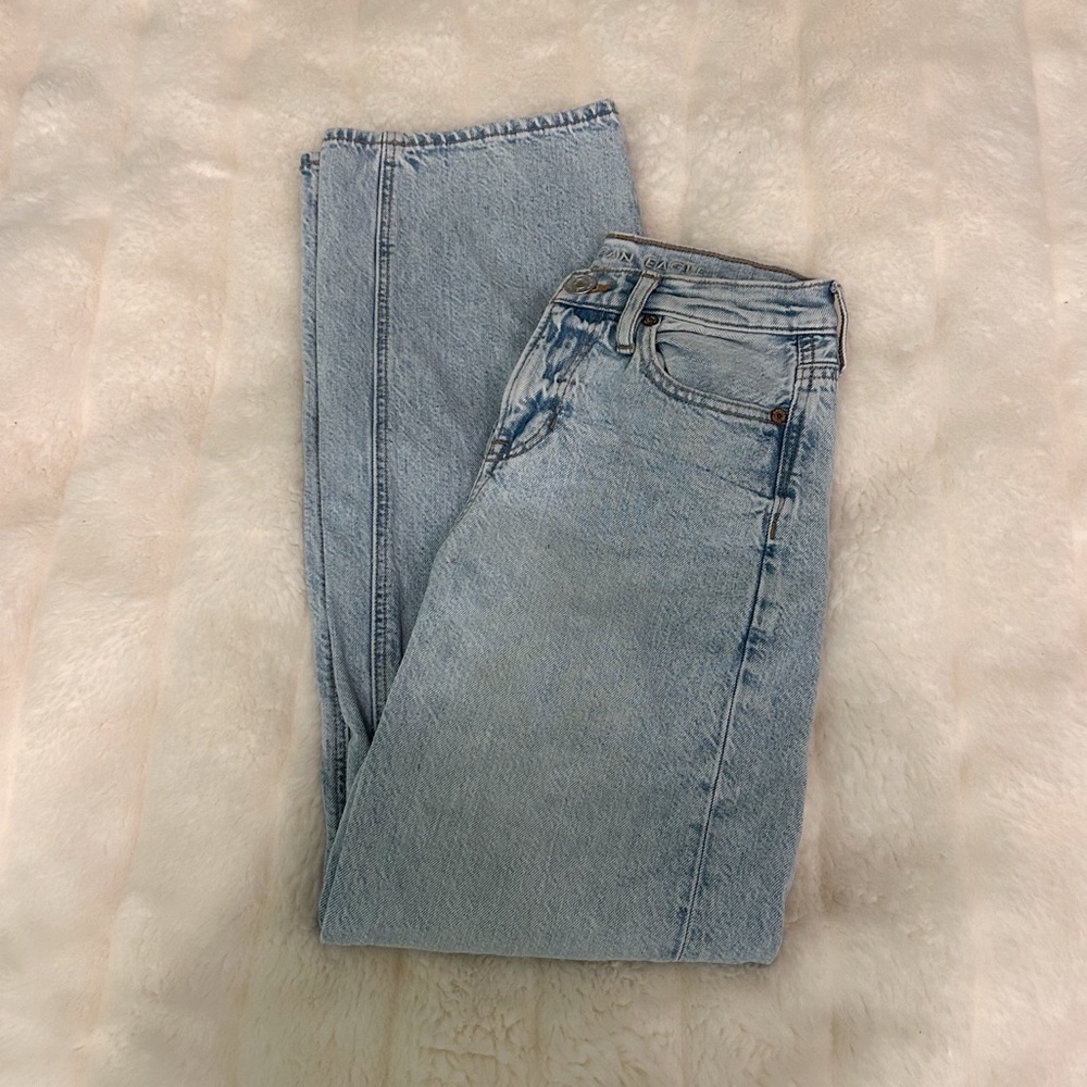 American Eagle Mid-rise Wide Leg Jeans